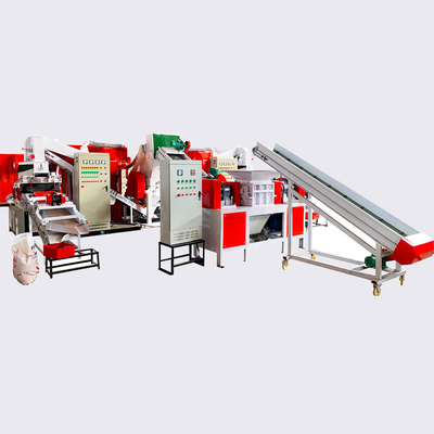 Line Type Automatic Scrap Wire Crusher Granulator Machine